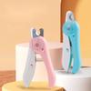 Pet Nail Clipper With LED Light Electric Grinder Stainless Steel Anti Splash Cat Nail Trimmer With File Grooming Tool For Home
