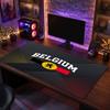 Belgium Football Crest Mouse Pad, Extended Non Slip Rubber Desk Mat for Gaming Office Laptop Fan Gift