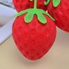 Decompression Toy Soft Comfortable Touch TPR Rubber Strawberry Stress Fidget Toy for Child