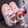 Lace Girls Shoes Autumn Winter New Kids Sneakers Soft‑Sole Board Shoes for Students