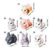 10Pcs Miniature Rabbit Figurines Resin Animal Statues Perfectly for Easter Decorations and Birthday Cake Toppers
