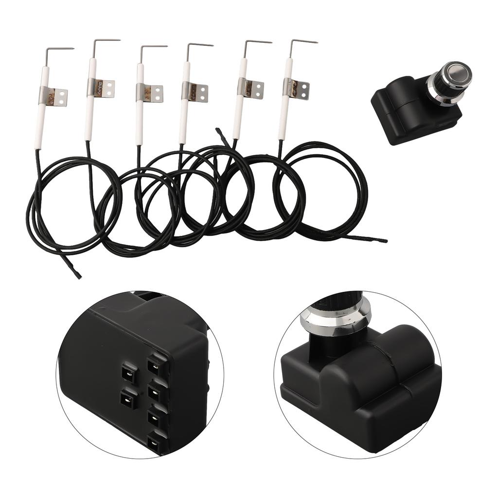 6 Outlet Grill Ignitor Wire Electronic Ignitor 720-0888N 720-0888S Push Button Ignitor 720-0882A 720-0898 For Nexgrill Models