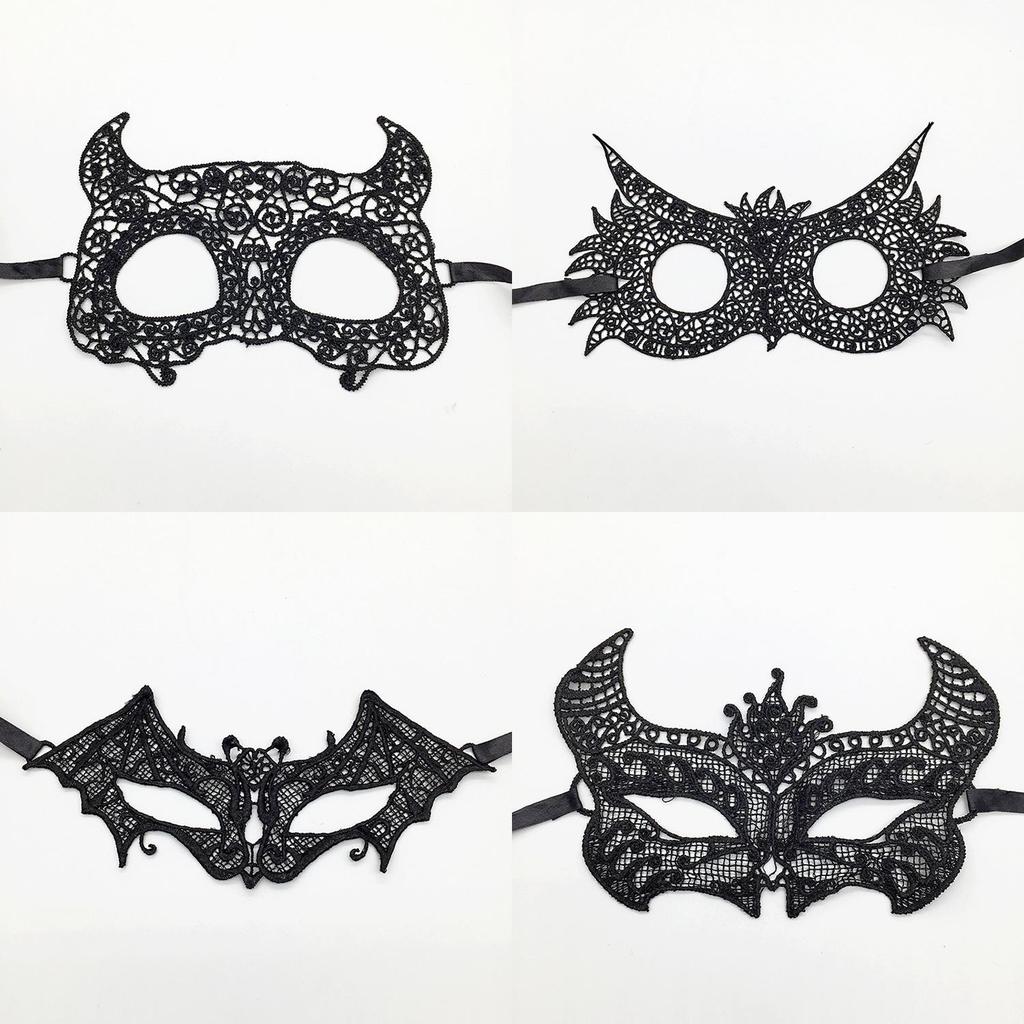 Mysterious Angel Lace Eye Mask Sexy Cosplay Costume For Christmas Party