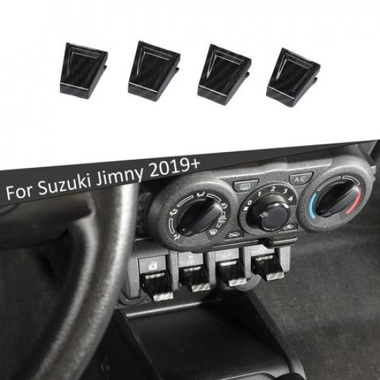 Накладка на кнопку стеклоподъемника из углеродного волокна для Suzuki Jimny 19+