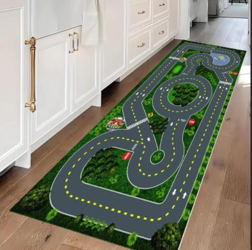 Bowling Lane Runner Rug  Kids Teens Bowling Game Carpet  Fun Hallway Bowling Mat  Indoor Play Lane  Bowling Alley Floor Decor
