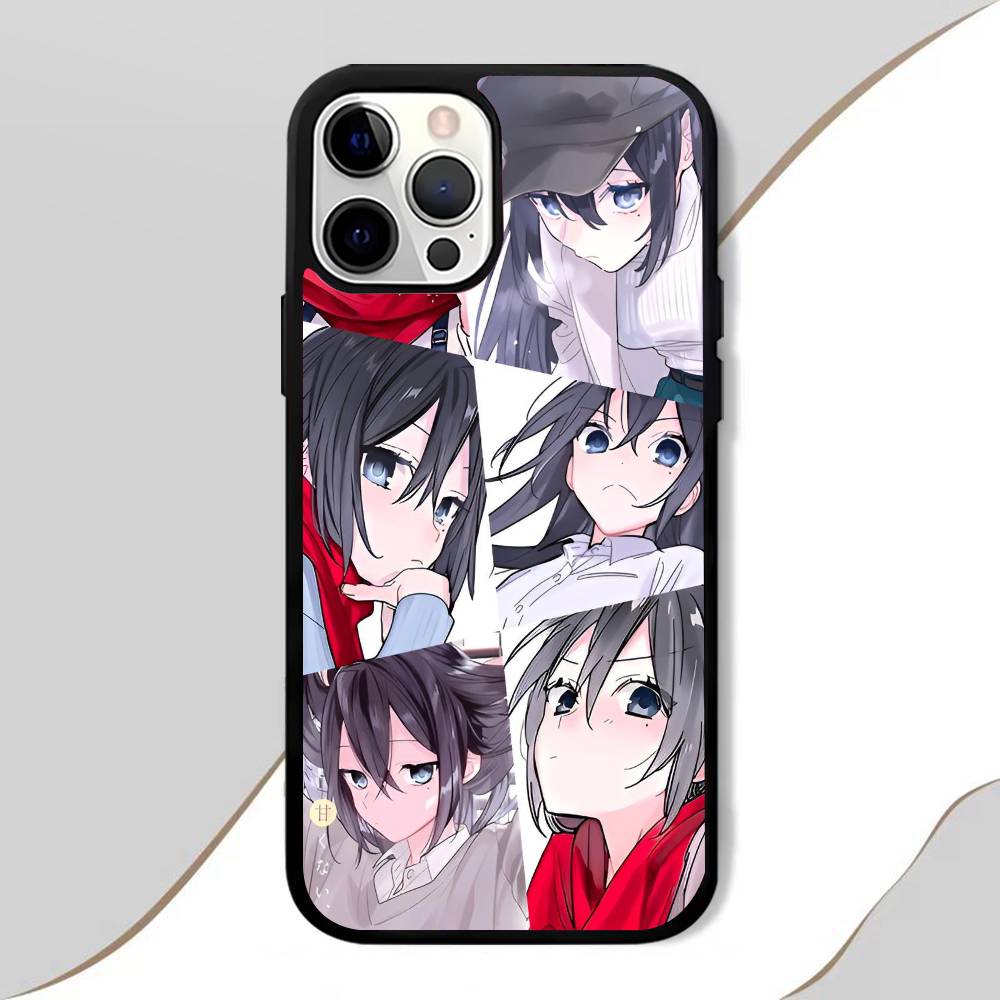 Horimiya Phone Case Mobile Suitable For Apple 16 PRO MAX 15 14 13 12 MINI 11 Patch Black Hard Shell