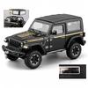 1/24 Jeep Wrangler Rubicon Off Road SUV Alloy Diecast Model Car Premium Home Trendy Toys Display Decorations Birthday Gifts Boy