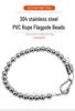 Cross-border 304 Stainless Steel Flagpole Bead Chain Ring
