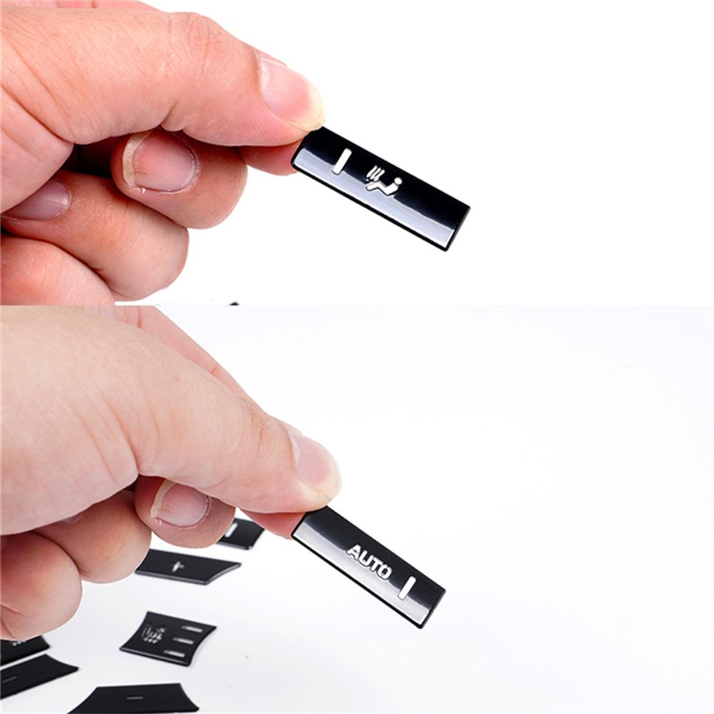 Rear Row Air Conditioning Switch Button Decoration Sticker For Land Rover Range Rover Vogue L405 2013-2017