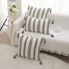 Quality Cotton Pillow Cover Striped Cushion Cover Decor Pillowcase for Sofa Car Home Luxury Throw Pillow Case30X50 45x45 50x50cm