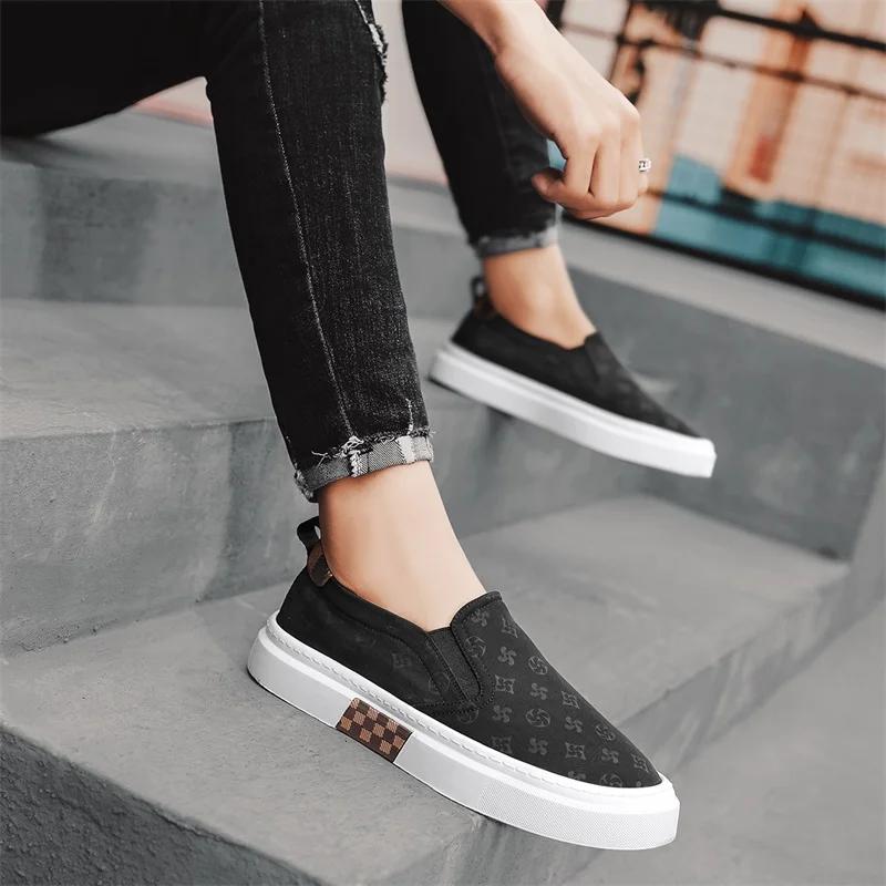 Fashion Shoes For Men's 39-44 Fashion Calico Shoes Comfortable Casual Outdoor Shoes Spring Specials Flat Men's Sneakers