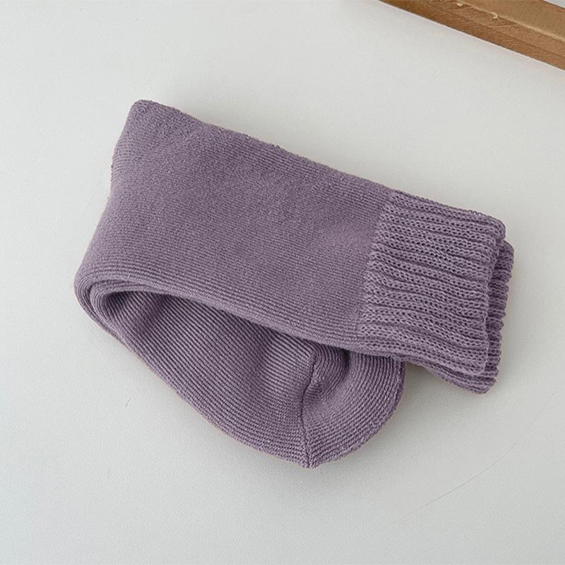 Women's Solid Color Warm Maternity Socks - Thick Velvet, Cold-Resistant, Anti-Pilling Floor Socks