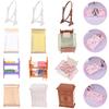 style Different 1/12 Dollhouse Mini Bedroom Bed Dressing Table Mirror Closet Bunk Bed Dollhouse Home Furniture Decor Accessories