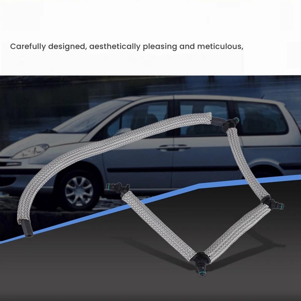High Temperature Resistant Fuel Hose Plastic Engine Fuel Return Tube Automotive Replacement Part for Vehicles 