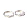 **"Gemini Light Luxury Couples' Wedding Rings - Valentine's Day Gift"**