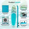 FunWater SUPFR03F Tavola Stand Up Paddle Gonfiabile – 335x83x15 cm – stabile, leggera e completa per principianti e utenti avanzati