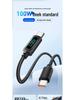 PD100W Type-C To Type-C Fast Charging Cable with Digital Display for Phones and Laptops