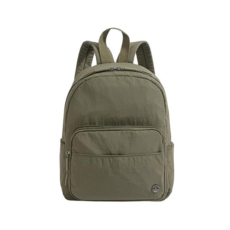 Schoolbag casual backpack Korean version simple nylon backpack commuting travel large capacity backpack college bag
