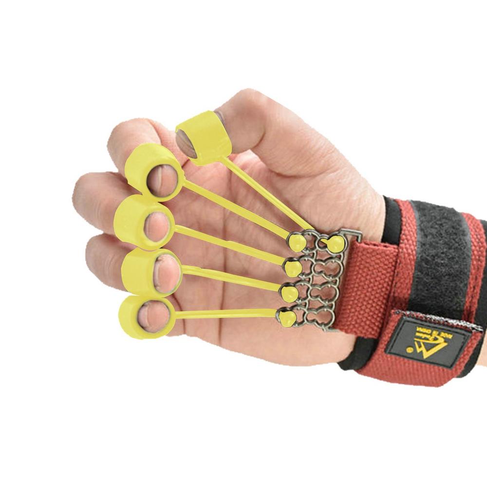 

Finger Strength Trainer 5Pcs Elastic Silicone Finger Exerciser & Hand Strengthener Finger Stretcher Hand Grip Strengthener For
