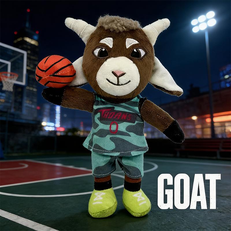 24CM New Goat Movie Plush Toys Cute Collector Cartoon Anime Movie Animal Figure Peripheral Accessories Doll Kid Teens Lover Gift