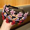 3 Cute Children's Braided Hair Hoops Cartoon Hairpin Headflowers Suitable for Daily Use