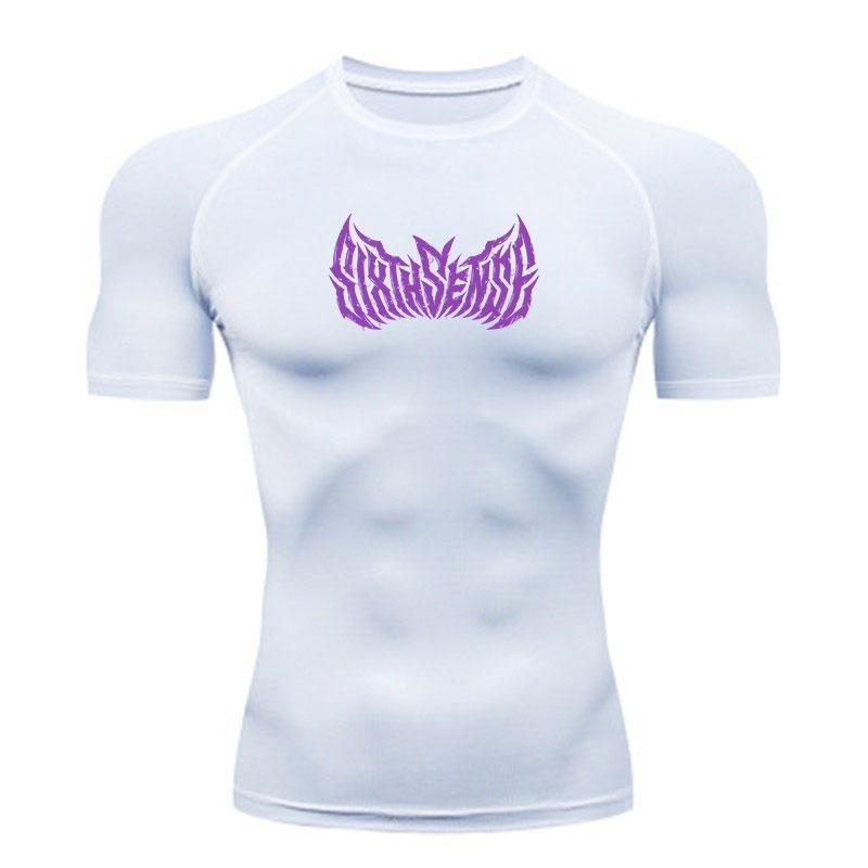 Men's Quick Dry Compression Sport T-shirt, Lightweight Breathable Slim Fit Athletic Top for Gym Workout Running Training Active Wear