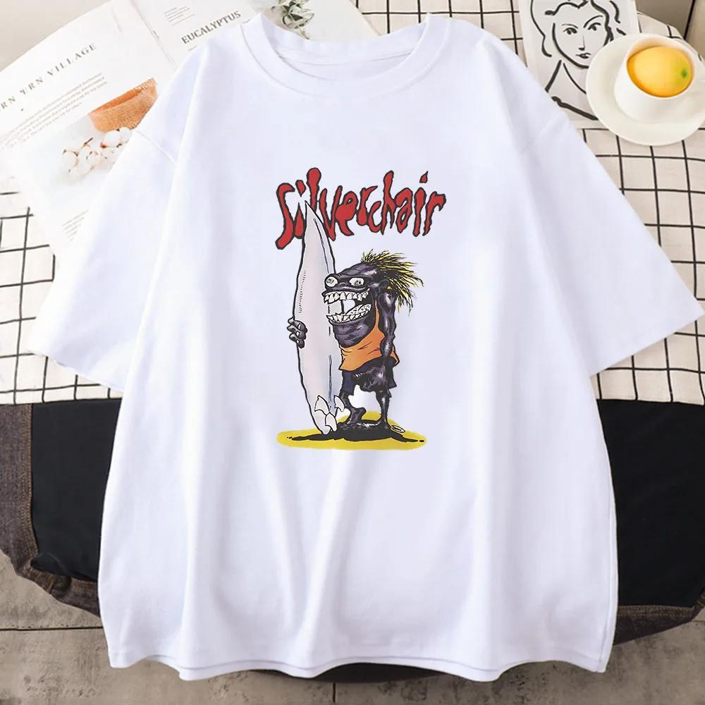 

Camiseta informal de Rock Band Silverchair Frogstomp para estilo Grungeropa divertida de modaverano S