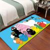 Cute Cartoon Les Barbapapa Hallway Carpet Washable Non-Slip Living Room Sofa Chairs Area Mat Kitchen Doormat Area Rug