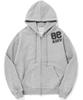 Viva La Vida [Fleece Line Option] Haze Heavy Terry Zip-Up Hoodie (Type B)