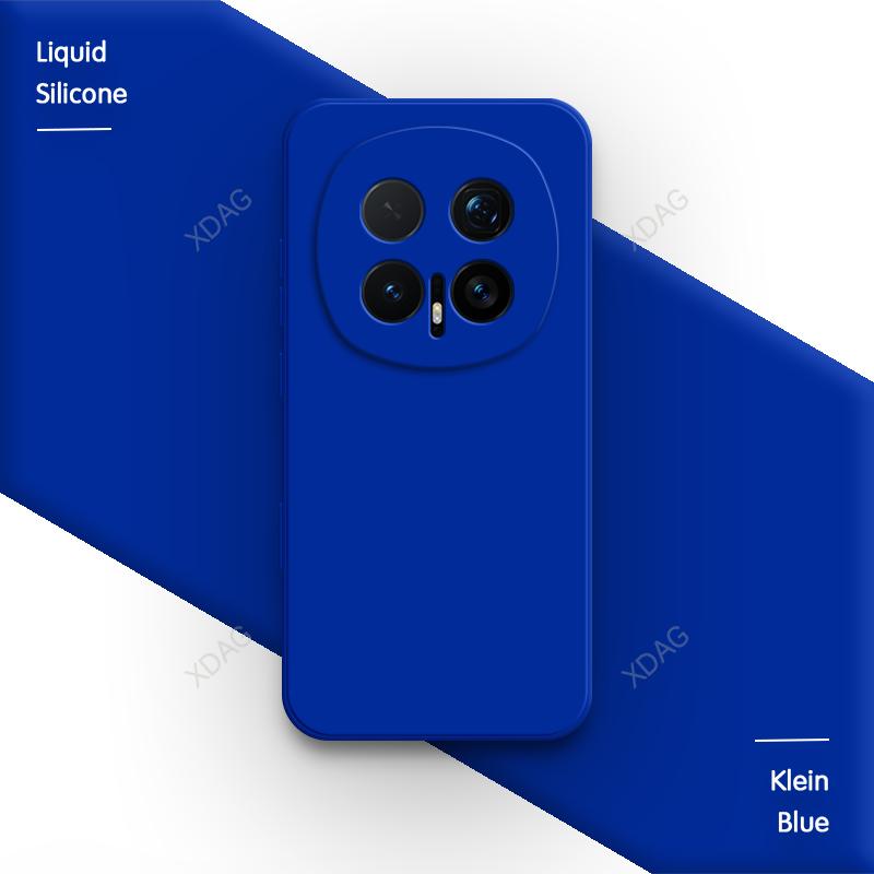 Original Liquid Silicone Soft Phone Case for Honor Magic8 Magic 8 Pro 8Pro 5G Funda Lens Protection Internal Flocking Back Cover
