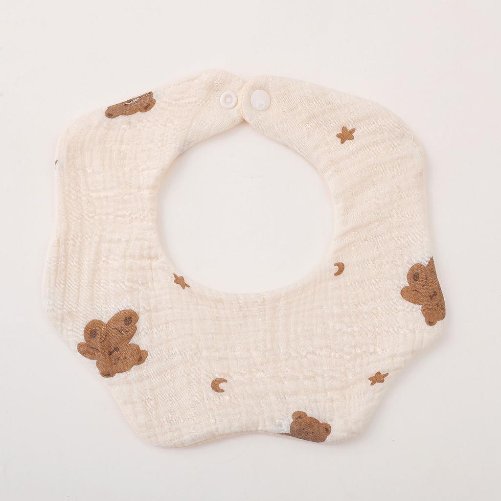 0–3 Jahre alt, verdickte Baumwollgaze, Babylätzchen, niedlicher Blumendruck, Säuglingslätzchen, Neugeborene, weiche Spucktücher für Jungen und Mädchen, Fütterungsspeicheltuch