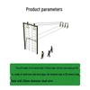 JINGRUIDA Obstacle Course Soft Ladder & Slanted Rope