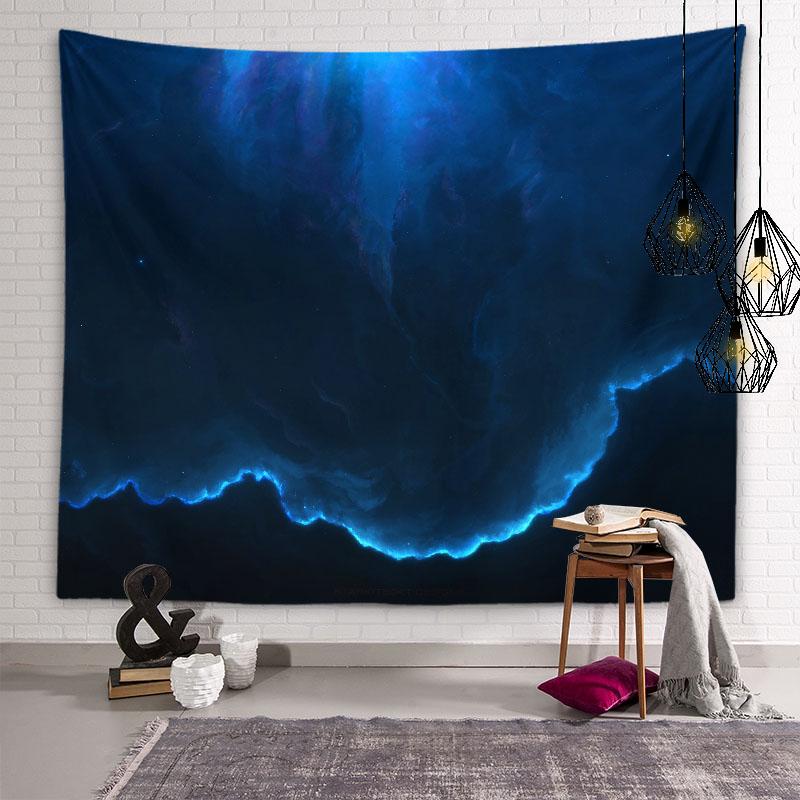 

Звездное небо, настенное искусство, декоративный эстетический гобелен, эстетическое украшение для комнаты в общежитии, украшение для гостиной, спальни, дома 100X75CM