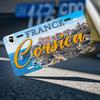 D Flat  Vintage French Corsica Coastal Metal Plaque  Large Garage Homefor Man Cave Decor  Rustic Mediterranean Sea Wall Art