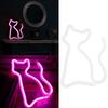 Cat Shape Neon Light Innovative Decorative Night Light for Home Party Bar Dormitory Decoration
