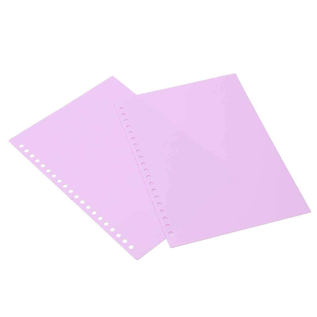 20 Sheets Loose Leaf Binding Cover 20 Holes Flexible PP Plastic Loose Leaf Presentation Binding Case