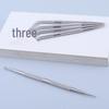 Stainless Steel Embossing Dotting Pen - Double-Ended Nail Art Shaping Tool