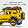 1:24 Scale Tank 300 Car Model Toy Metal Diecast Sound Light Police Cars Simulated Children's Off-road Vehicle Models Alloy Toys