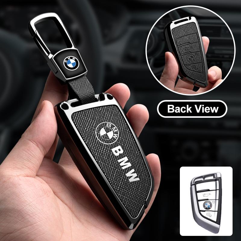 

Car Alloy Key Case Cover for BMW X1 X3 X5 X6 X7 1 3 5 6 7 Series G20 G30 G11 F15 F16 G01 G02 F48 Protector Shell Car Accessories