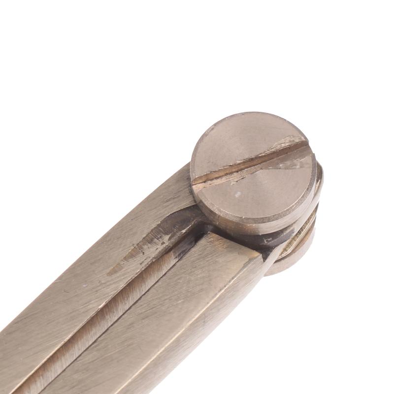 Solid Brass Straight Chart Divider Rust-Resistant Navigation Measuring Instrument Marine Splitting Tool For Architects