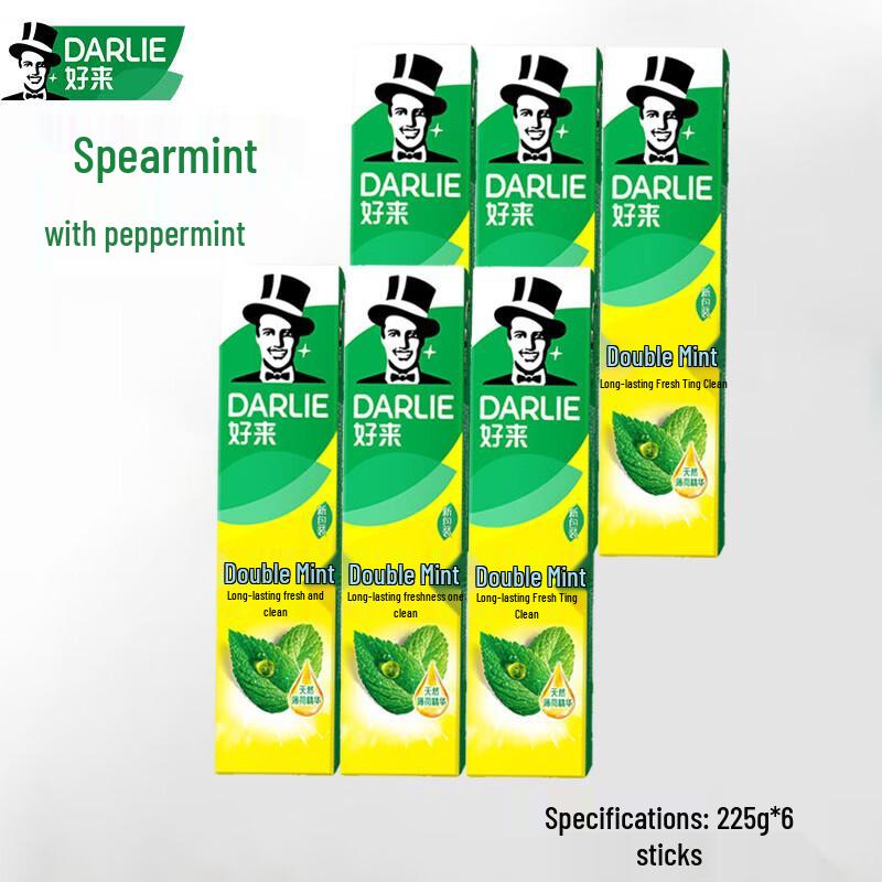 Зубная паста Darlie Double Mint для взрослых, 6 штук