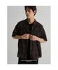 Check Short Sleeve Shirt Brown