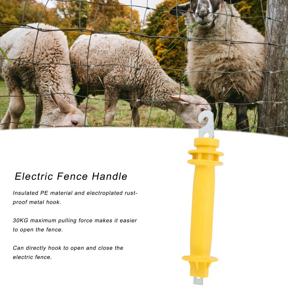 Insulated Electric Fence Gate Handle PE Gate Grip Bar Electric Fence Handle Livestock Fence