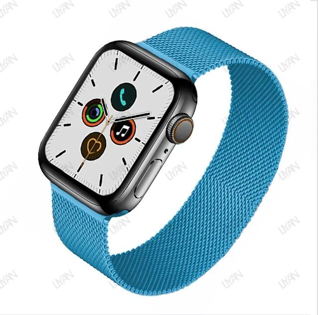 Milanese Loop for watch band 44mm 45mm 40mm 41mm 46-42mm pride bracelet iwatch series 9 8 7 6 SE 5 4 10 ultra 2 49mm strap