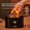 New Simulation Flame Aroma Diffuser, Air Humidifier Ultrasonic Cool Mist Maker Fogger,Desktop Air Humidifier with Led Flame Lamp