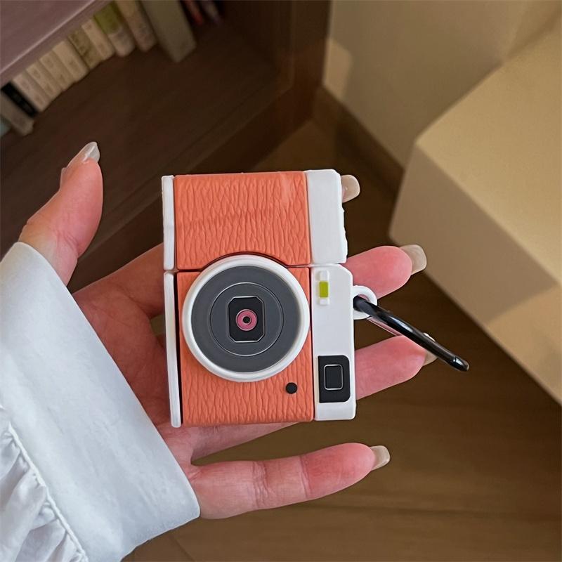Camera 3D Earphone Case for AirPods 4 2024 Silicone Headphone EarBuds Cover for AirPods Pro 2 Charging Case for AirPods 3 2 1
