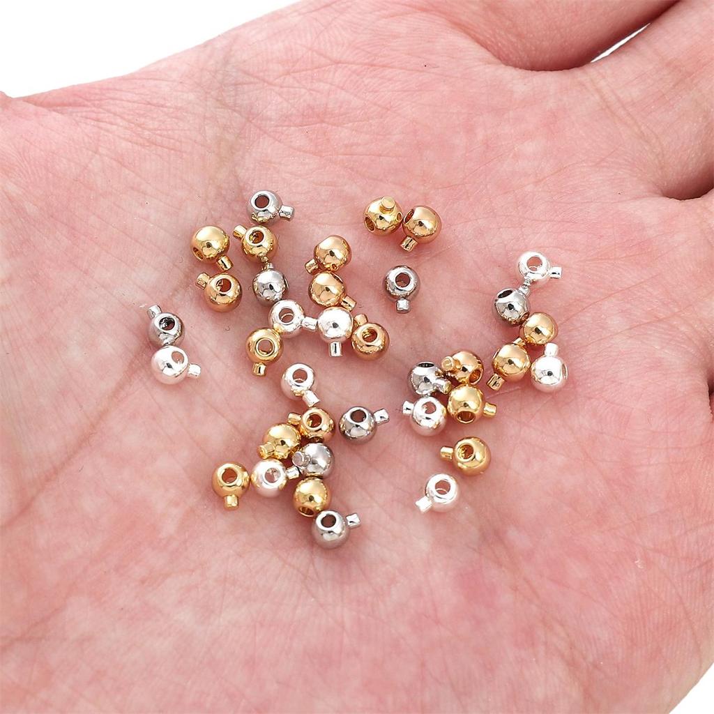 Copper Circular Positioning Fishwire Buckle for DIY Jewelry Making 1 Pc