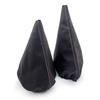HQ Car Shift Gear Stick Dust-proof Cover for BMW E30 E36 E34 E46 Z3 Manual Models Handbrake Handle Faux Leather Cover