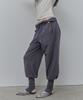 Pilse Rolled Waist Warmer Pants, Charcoal
