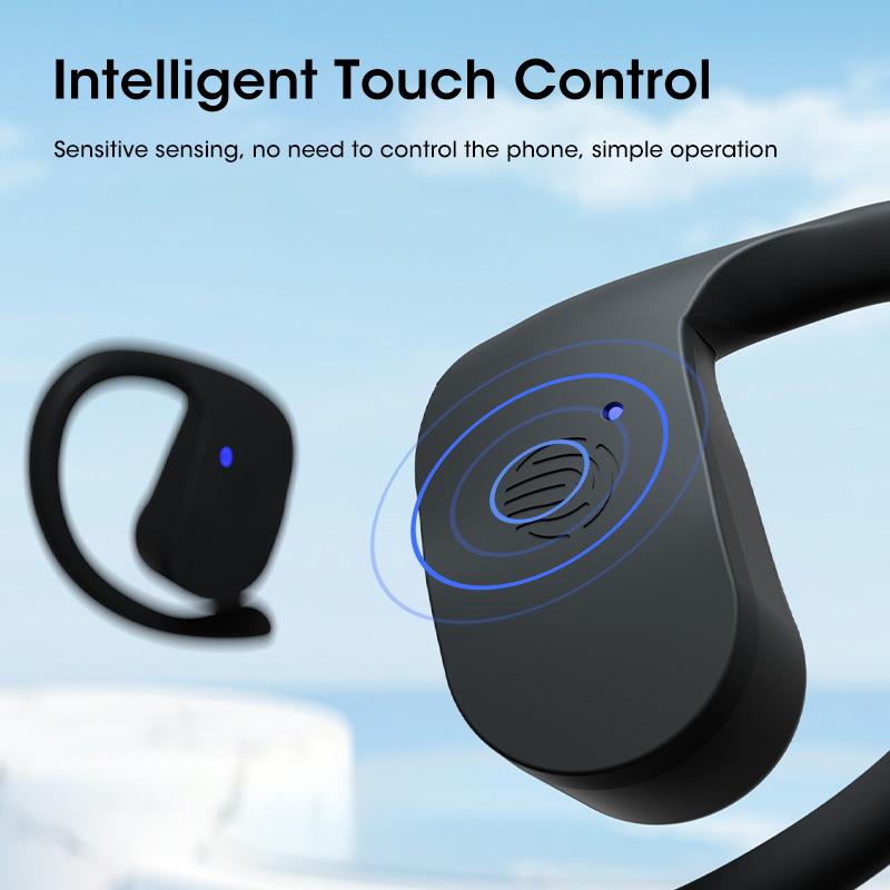 Wireless Earbuds Bluetooth 5.3 OWS Open Ear Hook HIFI Stereo Long Battery Life Sports Earphones